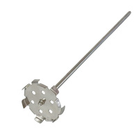 Pelle de mélange sanitaire en acier inoxydable 316L pour le mélange industriel de poudres, liquides et boues