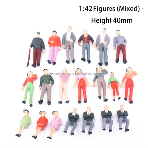 Figurines de <span class=keywords><strong>table</strong></span> de sable bon marché 1:100 1:75 1:50 1:25, poses debout et assises, ensemble de jouets en plastique, mini modèle de figurine d'<span class=keywords><strong>action</strong></span> pour cadeau - Product Image 3