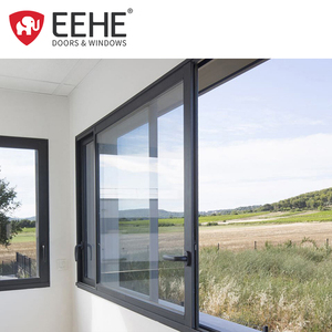 EEHE <strong>Mosquito</strong> <strong>Net</strong> Aluminum Alloy Panoramic Sliding <strong>Window</strong> Drying Rod Grille Design Glass Sliding <strong>Window</strong> - Product Image 1