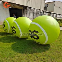 Vente flash : grande balle de tennis gonflable géante pour la publicité