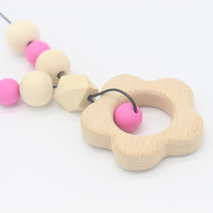 Collar <span class=keywords><strong>de</strong></span> dentición <span class=keywords><strong>de</strong></span> silicona para dentición <span class=keywords><strong>de</strong></span> bebé, mordedor sensorial, collar <span class=keywords><strong>de</strong></span> lactancia - Product Image 6