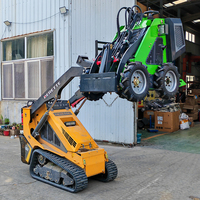 Chargeuse compacte sur chenilles diesel 25 CV avec moteur Kubota à vendre avec accessoires pour travaux agricoles, de ranch et de construction