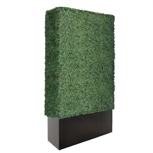UV-beständiger Garten balkon Privatsphäre Wand Kunststoff Graszaun Künstliche grüne Buchsbaum hecke
