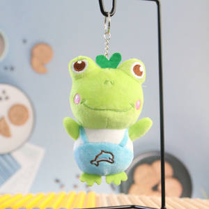 Llaveros de rana de dibujos animados al por mayor, bonitos y luminosos, regalos decorativos de peluche ecológicos - Product Image 2