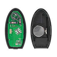 Nouvelle clé intelligente à 2 boutons pour Nissan Tiida avec puce électronique 46 MHz et fréquence 433 MHz, FCCID CWTWB1U825