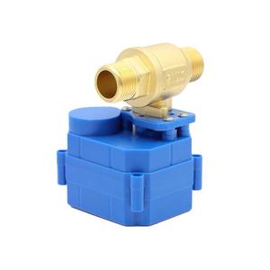 Mini-vanne à boisseau sphérique électrique DN15 en laiton, filetage double mâle 4 points, manuelle, pour eau, gaz, huile, fluides de base, petite vanne de vidange, OEM - Product Image 3