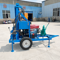 Meilleure conception, machine de forage de puits d'eau de type roue, pour puits peu profonds jusqu'à 150 m de profondeur