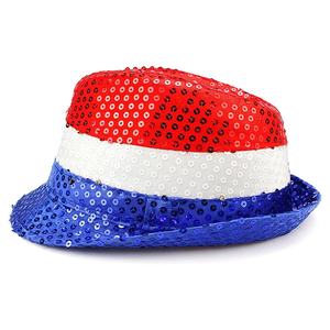 जूली संयुक्त राज्य अमेरिका के ध्वज रंग लाल सफेद नीला देशभक्त पार्टी Forora टोपी - Product Image 2