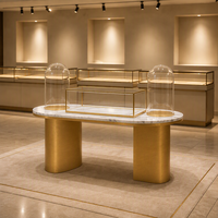 Présentoir à bijoux en forme de dôme personnalisé, cloche en verre avec éclairage LED pour magasin de détail, boutique, distributeur en gros