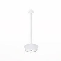 Lámpara de Noche Led con Forma de Pirámide Recargable Atenuación Táctil Lámpara de Mesa Portátil