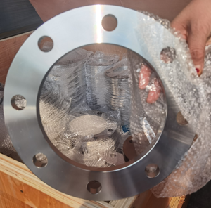 Brida de placa de cara plana Haibo, dibujo personalizado SS 316, acero inoxidable, 6 '', 8'', DN150, 200 <span class=keywords><strong>PL</strong></span> FF, tipo 01, PN10, 304 - Product Image 6