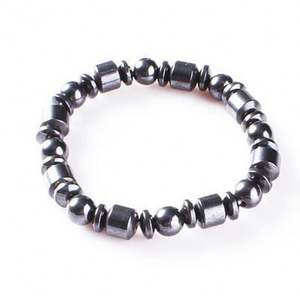 Unité de blanchiment des dents électrique Anti-fatigue noir chaîne élastique forte thérapie magnétique perlée géométrique - Product Image 2