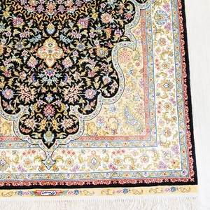 91 cm x 152 elegante alfombra anudada antiguo efecto Toronto <span class=keywords><strong>comprar</strong></span> en línea India hecho a mano de Turquía alfombra de seda - Product Image 3
