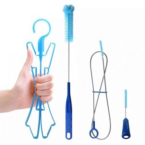 Échantillon Gratuit Usine BSCI Vente en Gros Kits de Nettoyage 4-en-1 pour Tubes, Brosses, Bouteilles et Réservoirs d'Hydratation - Product Image 1