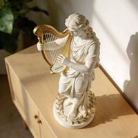 Sculpture artisanale en résine BZY, taille personnalisable, mythologie grecque, Apollon, dieu du soleil, pour bureau, décoration intérieure, cadeau de vacances ou sculpture extérieure