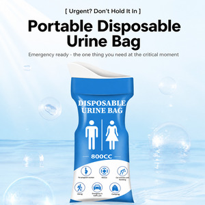 Bolsas <span class=keywords><strong>de</strong></span> Orina Desechables <span class=keywords><strong>de</strong></span> 800 ml, Mini Inodoro Portátil <span class=keywords><strong>de</strong></span> Emergencia para <span class=keywords><strong>Viajes</strong></span> y Automóvil, Unisex con Polímero Súper Absorbente - Product Image 5