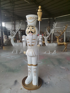 <span class=keywords><strong>Casse</strong></span>-noisettes de Noël de grande taille en fibre de verre, produits commerciaux, décorations de Noël d'extérieur, grandes décorations, <span class=keywords><strong>casse</strong></span>-noisettes - Product Image 5