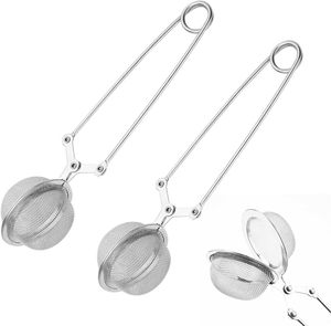 Hot Sale Kitchen Tool Fine Mesh Filter Loose Leaf Strainer Ball Shape Stainless Steel <b>Tea</b> Infusers Large Capacity Portable <b>Tea</b> - Product Image 1