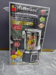 Wholesale Hoffmans HM-2088 Quiet Commercial Blender Sound Shield 4800W 2L Unbreakable Jar Pure Copper Motor Africa Market Hot 1. - Product Image 1