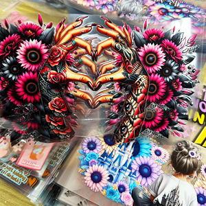 Autocollants UV DTF pour gobelets, vente en gros mondiale directe usine, pour fournisseurs d'artisanat DIY, loisirs créatifs, chaînes <span class=keywords><strong>de</strong></span> magasins <span class=keywords><strong>de</strong></span> détail, service personnalisé, impression par transfert - Product Image 3