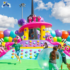 Castillo Inflable para Niños Lily Toys, Parque de Juegos Inflable, Trampolín Inflable Grande, Parque de Atracciones, <span class=keywords><strong>Casa</strong></span> de Brinco - Product Image 4