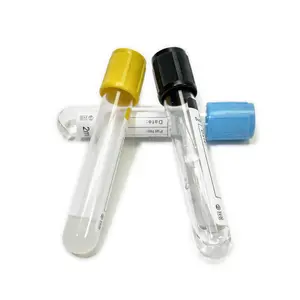 Separating gel medical esr black vacuum blood collection vessel gel clot activator vacuum edta tube test tube