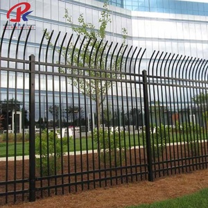 Clôture de jardin en acier galvanisé avec finition en <span class=keywords><strong>fer</strong></span> forgé et grille métallique décorative – Vente directe usine - Product Image 5