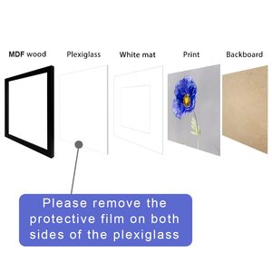 Marco <span class=keywords><strong>de</strong></span> <span class=keywords><strong>Fotos</strong></span> Moderno con Acabado Mate <span class=keywords><strong>de</strong></span> Madera para Exhibición en Pared, Herrajes Incluidos, Gran Venta - Product Image 6