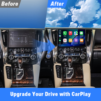 Boîtier d'interface Linux pour Toyota Alphard/Vellfire 2020-2022, CarPlay sans fil, Android Auto, navigation GPS, style OEM