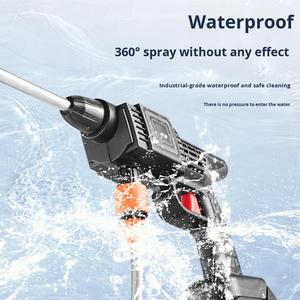 Pistolet pulvérisateur haute pression sans fil Cisivis, moteur sans balais réglable, 4000 PSI, mini, pour lavage de voiture DIY, batterie, buse 1,8 mm, usage domestique - Product Image 5