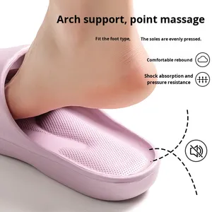 Sandales <span class=keywords><strong>orthopédiques</strong></span> d'été en EVA à bout ouvert pour femmes, antidérapantes, massantes, avec soutien de la voûte plantaire, pour soulager les douleurs aux pieds - Product Image 3