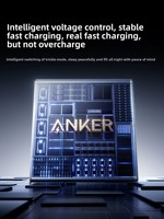 Câble Anker Zolo USB-A à USB-C, cordon tressé de 100W, chargeur rapide de type C pour iPhone série 16