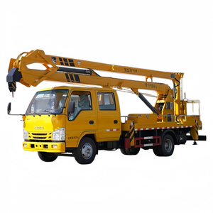 Plateforme de travail <span class=keywords><strong>a</strong></span>érienne ISUZUU 100P 14M, nacelle élévatrice à bras articulé, camion benne pliable à <span class=keywords><strong>vendre</strong></span> - Product Image 1