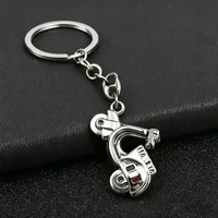 Porte-clés créatif mini moto 3D en métal, petite moto de simulation, pendentif personnalisé pour sac à dos, cadeau pour les passionnés de moto
