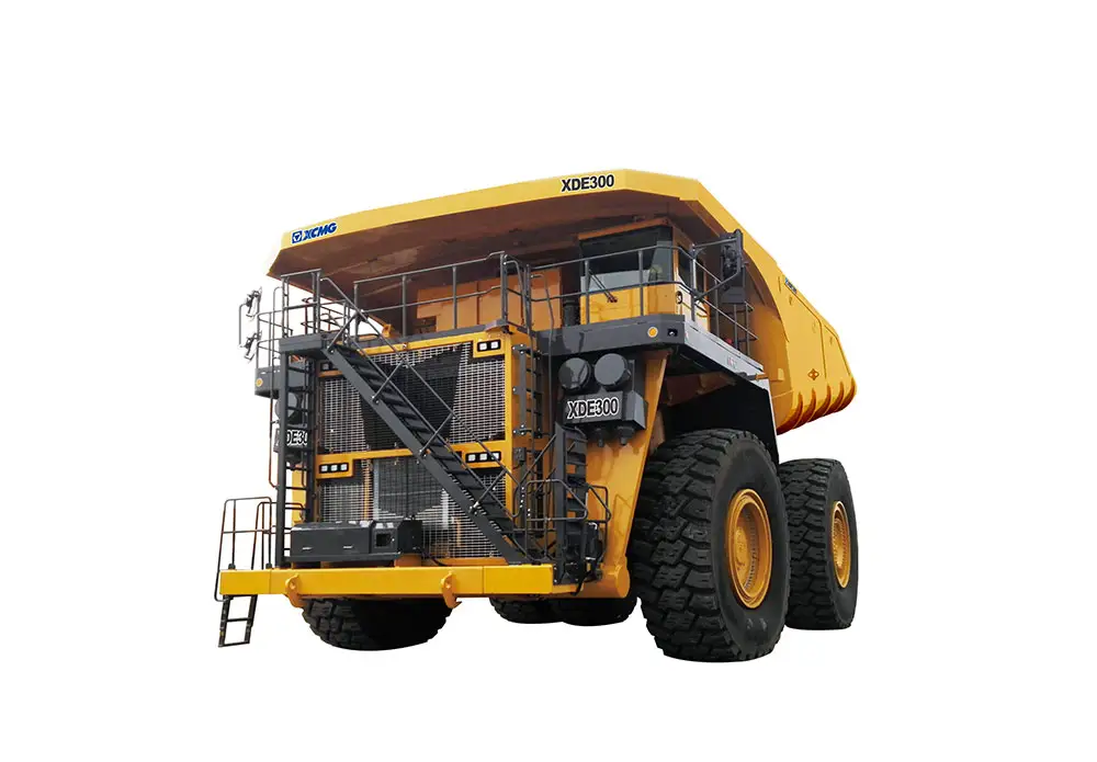 new gold mining electric driver dump truck XDE300 300 ton for sale in dubai best price