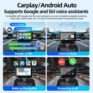 Jmc 5.6inch không dây Carplay Android tự động chống thấm nước Xe Máy hiển thị BT cuộc gọi Google bản đồ - Product Image 3