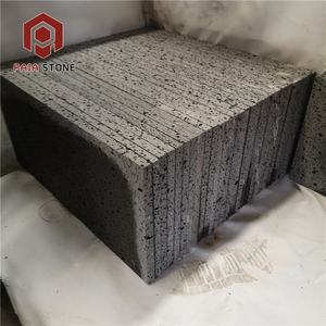 Materiale da Costruzione a Prezzo Conveniente, <span class=keywords><strong>Pietra</strong></span> Basaltica Nera Naturale Lucidata di Hainan per Rivestimenti Murali Esterni - Product Image 5