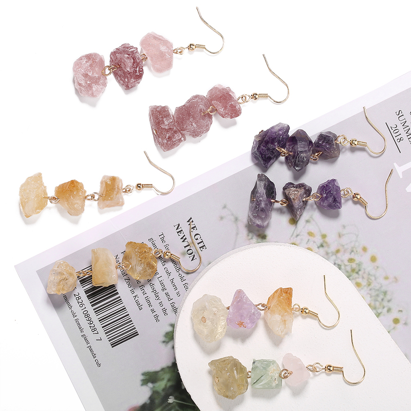 Colorful Grass Butterfly Earring Gradient Shiny