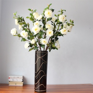 X-1055 النمط الكلاسيكي الاصطناعي كاميليا الحرير زهرة الشاي للتصوير الفوتوغرافي الديكور - Product Image 2