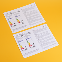 Personnalisable Pas Cher Catalogue Brochure Flyer Impression Carton Kraft Offset Duplex Board-Notices d'instruction de haute qualité Affiches