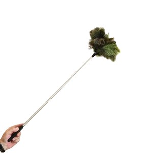 Nouvelle plumeau rétractable en plumes d'autruche avec manche télescopique et fonction de nettoyage électrostatique, idéale pour les abat-jour - Product Image 6