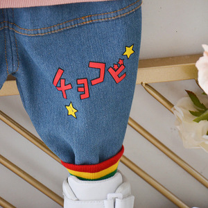 Commercio all'ingrosso di Nuovo Stile <span class=keywords><strong>Vestiti</strong></span> Dei Bambini Set di Abbigliamento <span class=keywords><strong>Per</strong></span> Bambini di Inverno Cappotti di Pelliccia Cappuccio Del Bambino E Del Denim Dei Jeans <span class=keywords><strong>Per</strong></span> Le Bambine - Product Image 5