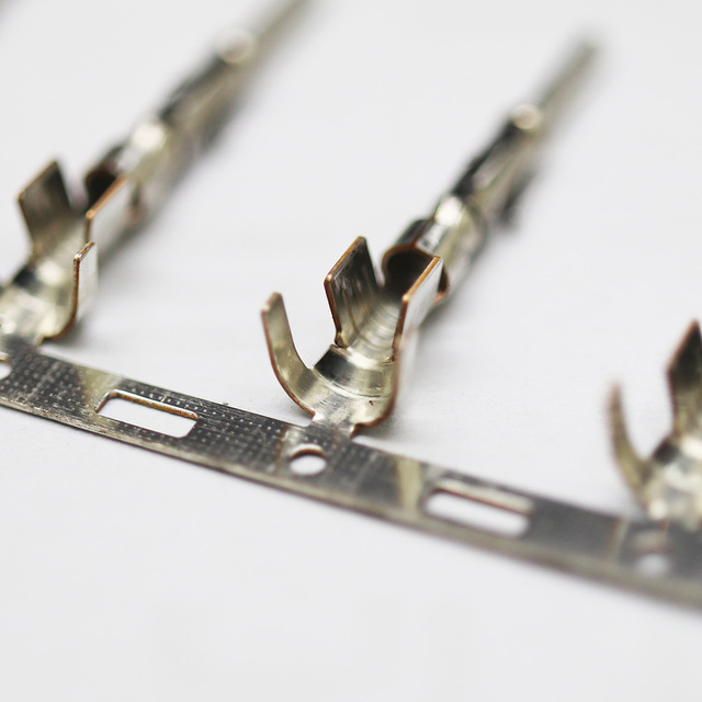 High Quality 1.60mm Round Male Terminals Crimp Butt Connector Terminal Block Wire Harness Terminal for Automobile Connector