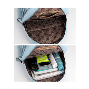 <span class=keywords><strong>Zaino</strong></span> da <span class=keywords><strong>Donna</strong></span> Autunnale Grande Capacità Multi-Tasca <span class=keywords><strong>in</strong></span> <span class=keywords><strong>Tessuto</strong></span> di Nylon Casual da Viaggio per Studenti Universitari - Product Image 2