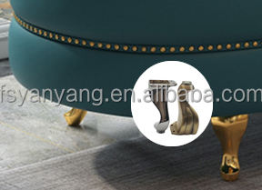 Gambe per Tavolo da <span class=keywords><strong>Divano</strong></span> Yanyang, Supporto in Metallo per Mobili, Piedini Europei da 14cm per <span class=keywords><strong>Divano</strong></span> - Product Image 6