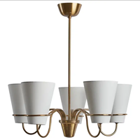 Lustre en laiton minimaliste nordique Morden petit design décoratif suspension en métal pour Restaurant et salon à la maison