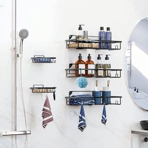 Étagère d'angle murale antirouille en acier inoxydable pour salle de bain, support de douche suspendu, organisateur de salle de bain - Product Image 5