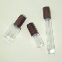 Flacons de parfum en verre de luxe à fond épais, ronds et carrés, transparents ou givrés, rechargeables, de 3, 5, 10, 15, 20, 30 ml, échantillons et décanter de parfum en verre