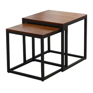 Contemporary Convertible Metal & Wood Coffee <b>Table</b> with Italian Design Luxury <b>black</b> Finish for <b>Living</b> <b>Room</b> Home Furniture - Product Image 3