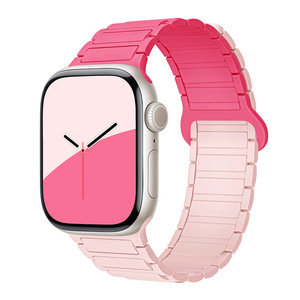 <span class=keywords><strong>Correa</strong></span> Magnética de Silicona para <span class=keywords><strong>Apple</strong></span> <span class=keywords><strong>Watch</strong></span> Ultra 3 2 49mm 46mm 45mm 44mm 42mm 41mm 40mm, <span class=keywords><strong>Compatible</strong></span> con iWatch Series 11 10 9 8 7 6 5 SE3 - Product Image 4